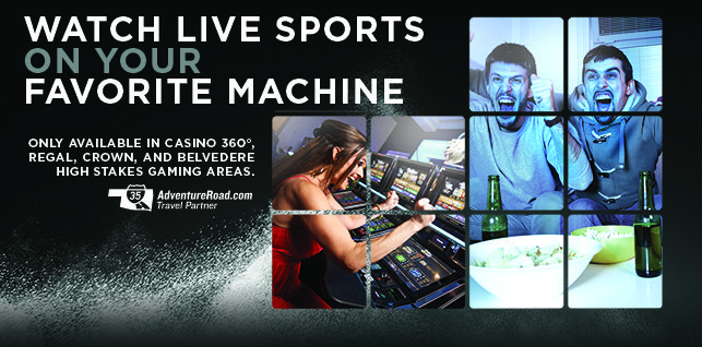 Watch live sports in Casino 360°!